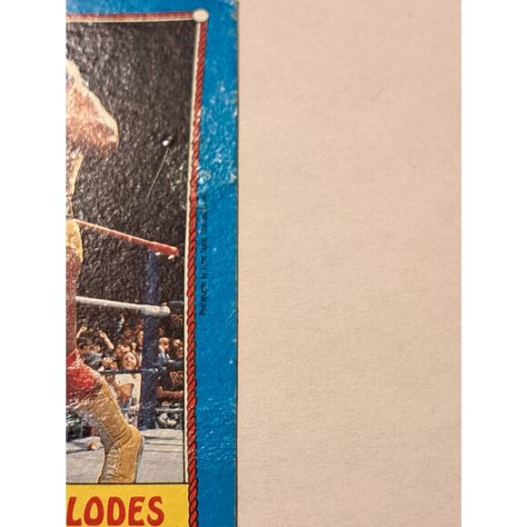 1987 Topps WWF Hulk Hogan #26 The Hulkster Explodes Wrestling Card Titan Sports - Picture 2 of 3